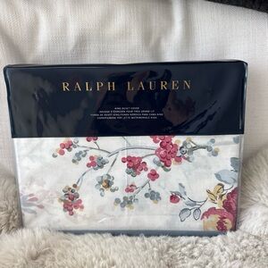 Ralph Lauren Addison Floral Reversible Cotton KING  Duvet Cover